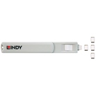 Clé pour verrous de ports USB type C ou Thunderbolt 3 LINDY - Blanc