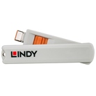 Clé pour verrous de ports USB type C ou Thunderbolt 3 LINDY - Orange