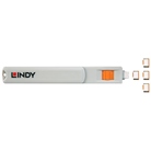 Clé pour verrous de ports USB type C ou Thunderbolt 3 LINDY - Orange