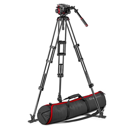 Kit trépied vidéo carbone MANFROTTO MVK504XTWINGC rotule MVH504XAH