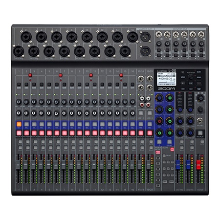 Console 20 voies avec enregistrement multipiste intégré L 20 ZOOM