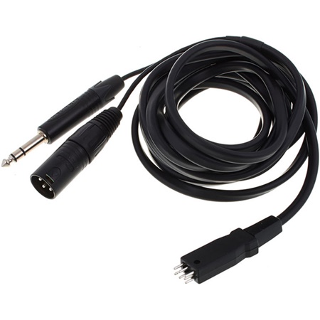 Câble 1,5m avec terminaison XLR3F + jack pour DT280 Beyer