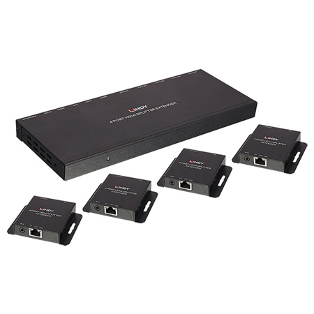 Distributeur/Splitter LINDY HDMI 1 entrée HDMI 4 sorties Vidéo Cat6