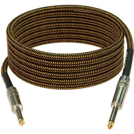 Cordon de guitare très flexible KLOTZ Vintage Jack mono 6.35 - 3m