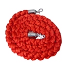 Corde de guidage tressée pour poteau à corde - Long : 2m - Rouge