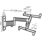 Support mural universel inclinable et orientable ERARD PRO EXO 400TW3