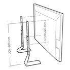 Pied de table universel ERARD PRO Fit-Up XL pour écran LCD VESA