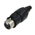 Fiche femelle XLR 3 points droite NEUTRIK TOP NC3FX1-TOP - IP65 