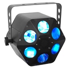 Projecteur d'effets Moonflower Quad-Color LED 4-in-1 ADJ Quad Phase Hp