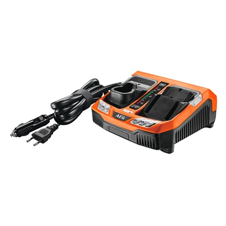 Chargeur rapide 12V/14V/18V - secteur et Allume cigare - AEG