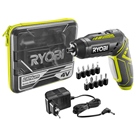 Tournevis 4V chargeur 12V - En coffret zip avec 10 embouts - RYOBI