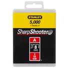 STANLEY-AGR8A - Agrafes 8mm type A - boîte de 1000pcs - STANLEY