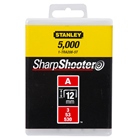 STANLEY-AGR12A - Agrafes 12mm type A - boîte de 1000pcs - STANLEY