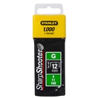 STANLEY-AGR12G - Agrafes 12mm type G - boîte de 1000pcs - STANLEY