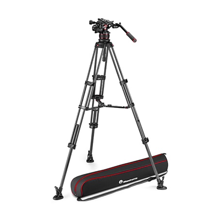 Kit trépied vidéo carbone MANFROTTO MVK612TWINMC Nitrotech 612