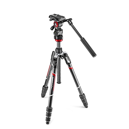 Kit trépied vidéo carbone Befree Advanced Live MANFROTTO MVKBFRTC-LIVE