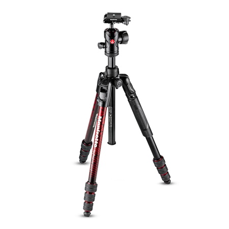 Kit trépied photo aluminium Befree Advanced Rouge MANFROTTO