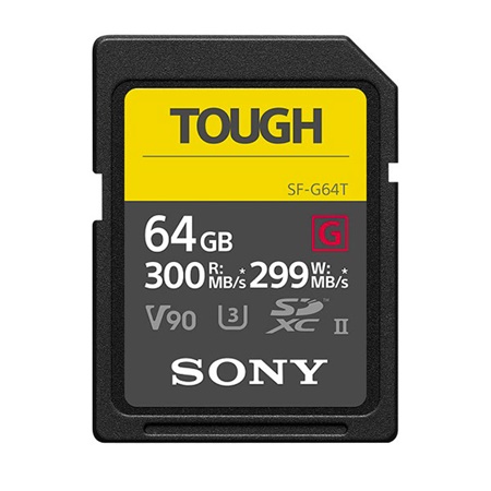 Carte mémoire SONY SD SF-G series TOUGH UHS-II 64Go