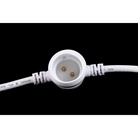 Guirlande foraine ronde B22 - 15m - 30 douilles - Blanche - BE1ST PRO
