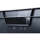 Bac ''EU'' en polypropylène BLACKCASE - 400x300x165mm - Noir 19,8l