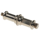 Spigot universel double 5/8 16mm avec double filetage 1/4 et 3/8''