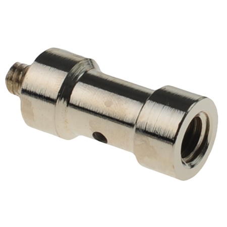 Spigot court universel 5/8 16mm avec filetage 1/4 et taraudage 3/8''