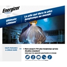 Boîte de 10 piles lithium L91 1.5V FR6 AA ENERGIZER