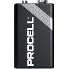 Boîte de 10 piles alcalines PROCELL CONSTANT 9V 6LR61 670mAh