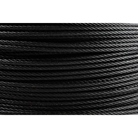 Câble noir 3mm longueur 50m Rupture 6,39kN/650 KG RIGLIFT