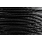 Câble noir 3mm longueur 100m Rupture 6,39kN/650 KG RIGLIFT