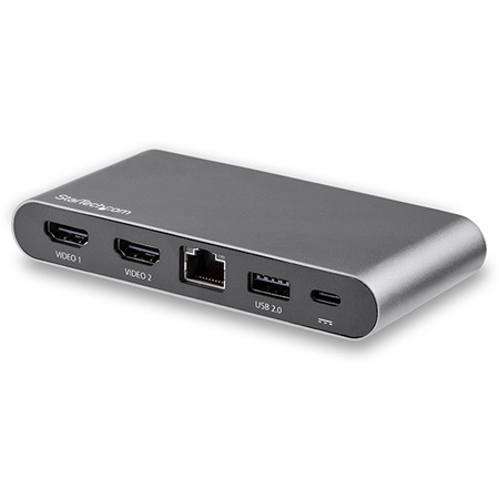 Adaptateur Dock StarTech DK30C2HAGPD USB-C vers 2 HDMI USB RJ45