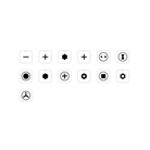 Jeu d'embouts pour tournevis en coffret - 100 pcs - TOOLLAND