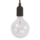 Luminaire à Suspension en cordage avec douille E27 - Noir - VELLEMAN