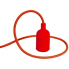 Luminaire à Suspension en cordage avec douille E27 - Rouge - VELLEMAN