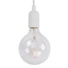 Luminaire à Suspension en cordage avec douille E27 - Blanc - VELLEMAN