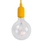 Luminaire à Suspension en cordage avec douille E27 - Jaune - VELLEMAN