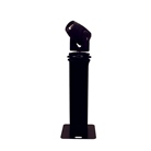 Totem téléscopique 106 à 195 cm pour enceinte ou lyre, lycra noir