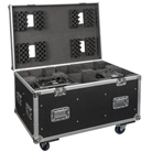 FLIGHT-4PHANTOM180 - Flight case Showtec pour 4 lyres PHANTOM/180WASH