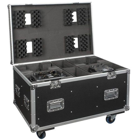 Flight case Showtec pour 4 lyres PHANTOM/180WASH