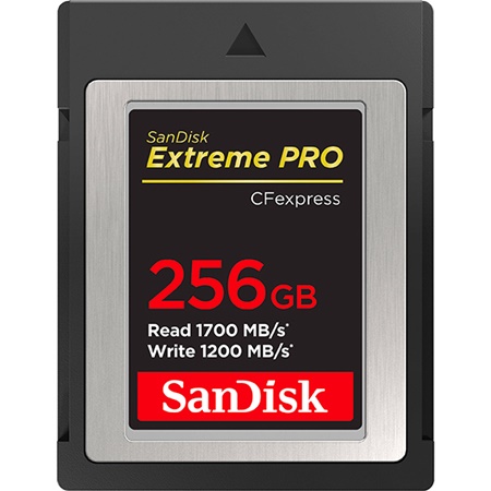 Carte mémoire SanDisk CFexpress Type B Extreme Pro 256Go