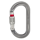 M33ASL - Mousqueton oval léger PETZL OK Screw-Lock - Couleur : Gris / Alu