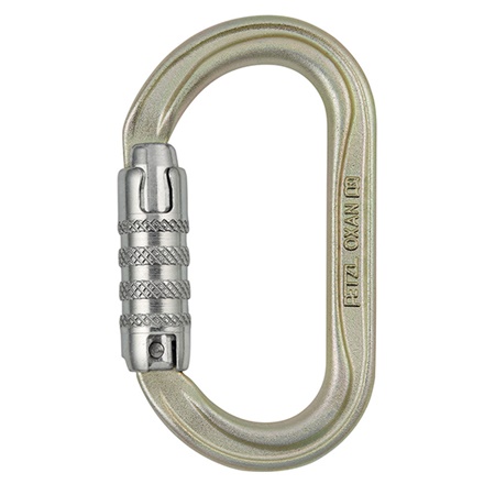 Mousqueton ovale à haute résistance PETZL Oxan Triact-Lock