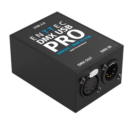 Interface pro USB/DMX Enttec 1 univers 512 canaux DMX USB PRO