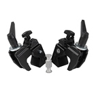 Double Super clamp MANFROTTO 038 pour tubes ou plateaux 13-55mm