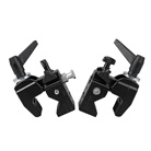 Double Super clamp MANFROTTO 038 pour tubes ou plateaux 13-55mm