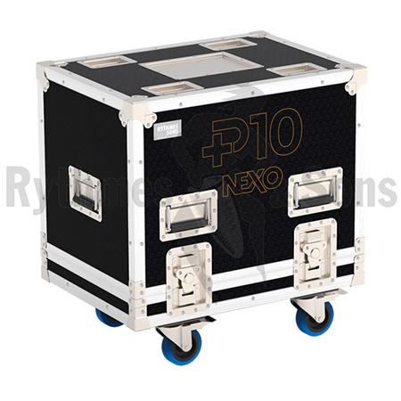 Flight-case Rythmes et Sons type cloche pour 2 enceintes NEXO P10