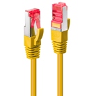 CAT6-STD03J - Cordon de patch Ethernet CAT. 6 S/FTP LINDY - 30cm - Jaune