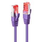 CAT6-STD05VT - Cordon de patch Ethernet CAT. 6 S/FTP LINDY - 50cm - Violet