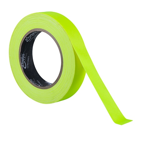 Gaffer professionnel MAGTAPE Ultra Matt - 25mm x 25m Jaune Fluo