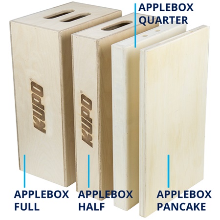 Grosse cale KUPO Apple Box Full 1/2 - Hauteur 8'' ou 20cm